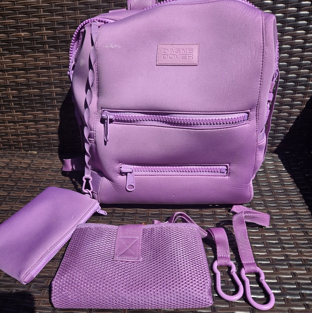 Dagne Dover Violet Large Indi Diaper Bag